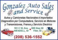 Gonzalez Auto Sales and Service