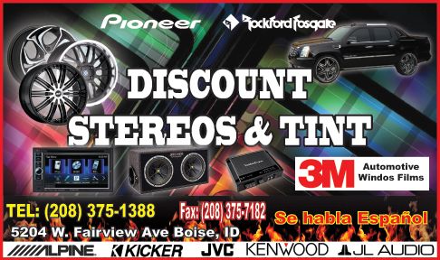 Discount Stereos and Tint