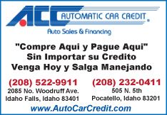 Automatic Car Credit used dodge chevrolet pontiac for sale Idaho falls